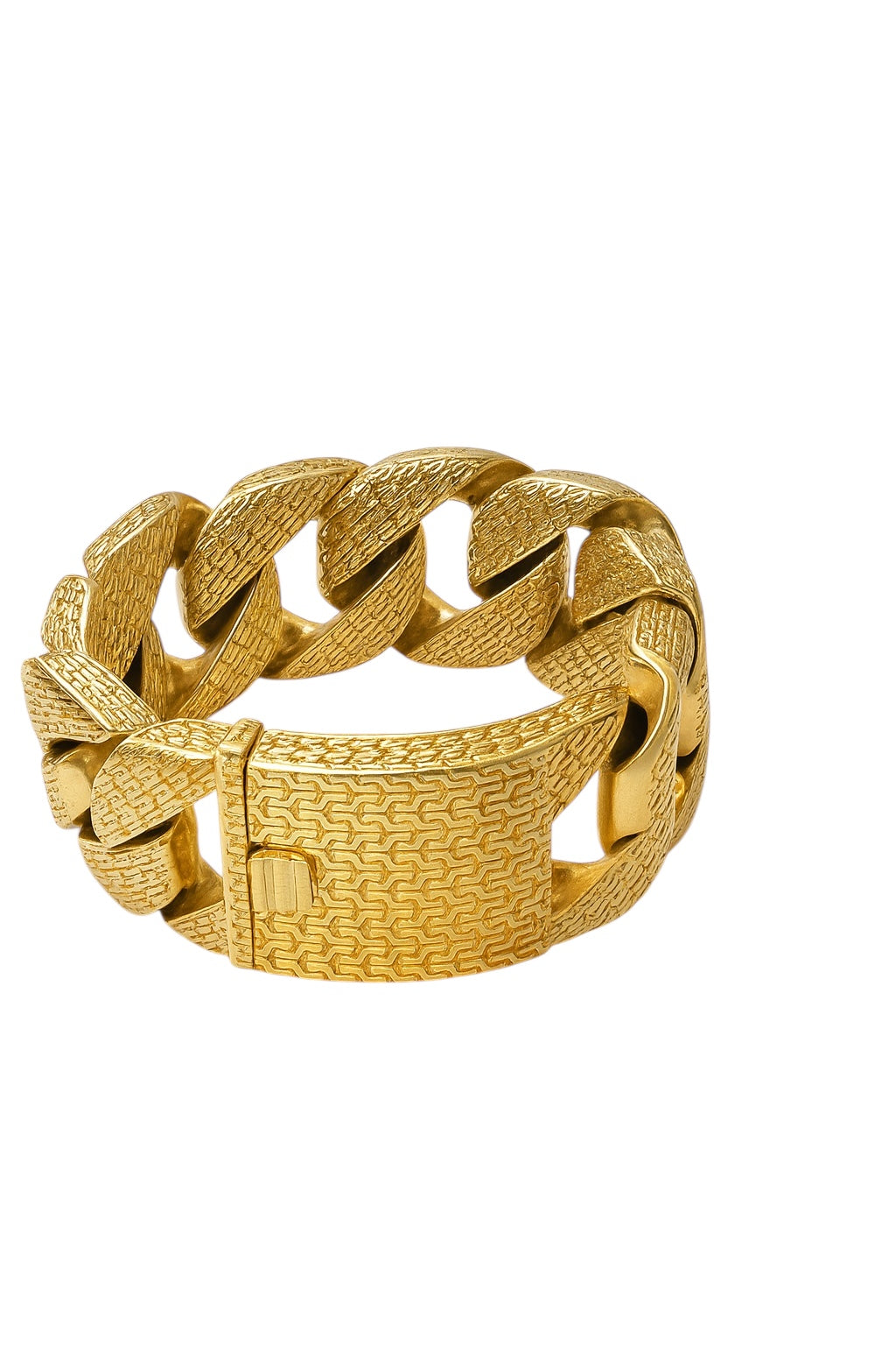 Bracelet grosse maille torsadée