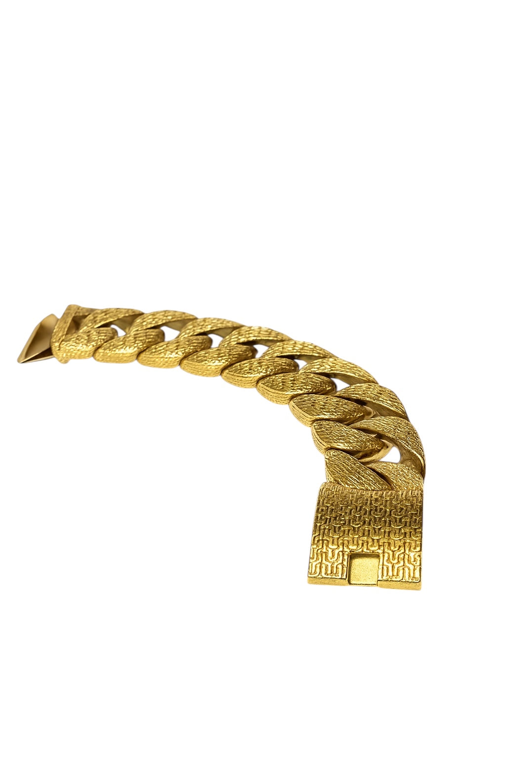 Bracelet grosse maille torsadée