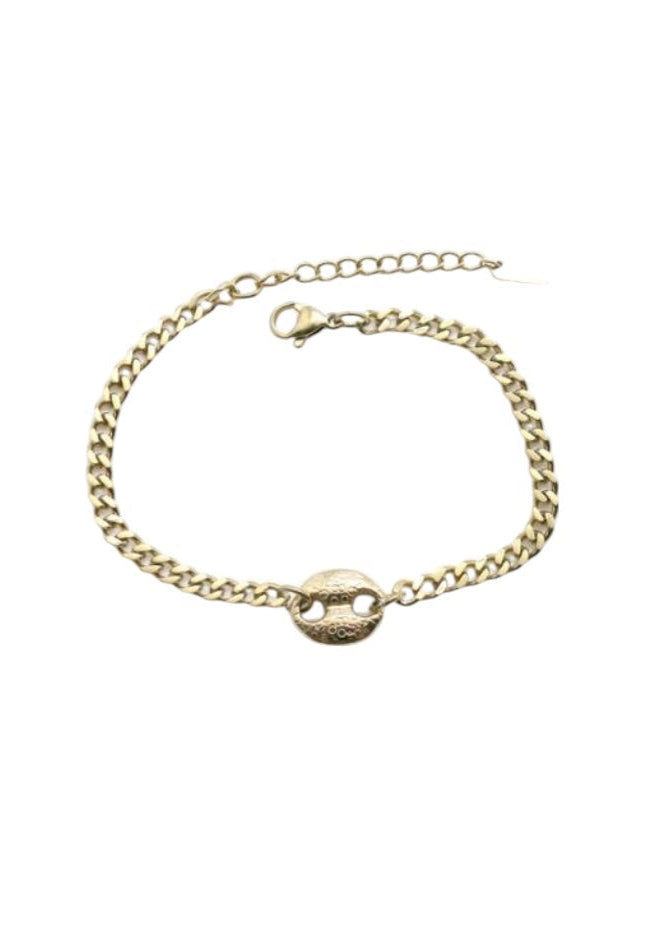 Bracelet gourmette café