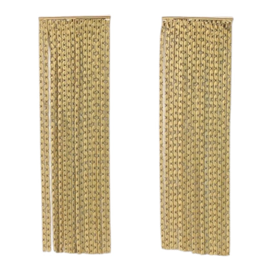 Boucles d'oreilles franges doré